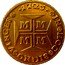 Portugal 20000 Reis (Joao V) 1725 IN HOC SIGNO VINCES M M M M coin reverse