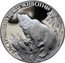 Bulgaria 25 Leva Brown Bear 1989 Proof KM# 193 ЗАСТРАШЕНИ ДИВИ ЖИВОТНИ coin reverse