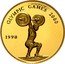 Samoa 25 Tala (Tanumafili II Olympic Games 2000) KM# 158 SAMOA SISIFO FAAVAE I LE ATUA SAMOA $ 25 coin obverse