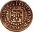 Portugal 3 Reis Pedro II Pattern 1688  KM# Pn7 PETRVS II D G PORT ET ALG REX coin obverse