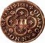 Portugal 3 Reis Pedro II Pattern 1688  KM# Pn7 1688 QUARTO ANNO REGNI coin reverse