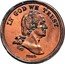 USA 5 Cents (Nalf Dime Pattern. Copper) IN GOD WE TRUST 1866 coin obverse