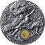 Niue 5 Dollars (Shaolin Leopard) 豹 SHAOLIN KUNG FU coin reverse