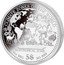 Samoa 5 Tala (Climate Zones of the World. Subtropical Zone) BF CLIMATE ZONES OF THE WORLD 1 OZ BIG 5$ AG.999 SUBTROPICAL ZONE coin reverse