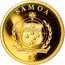 Samoa 5 Tala Ducat of Venice 2015  Proof KM# 427 SAMOA FA'AVAE I LE ATUA SAMOA $ 5 coin obverse