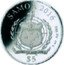 Samoa 5 Tala (Gottfried Wilhelm Leibniz) SAMOA 2016 FA'AVAE I LE ATUA SAMOA 1 OZ AG 999 $5 coin obverse