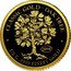 Samoa 5 Tala Oak Tree 2014 CLASSIC GOLD OAK TREE 1/2 G .9999 FINEST GOLD 2016 coin reverse