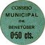 Spain 50 Centimos (Benetuser) CONSEJO MUNICIPAL DE BENETÚSER 0'50 CTS. coin obverse