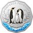 Australia 50 Cents (Emperor Penguin) EMPEROR PENGUIN AWB coin reverse