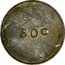 New Zealand 50 Cents (Pattern with Royal Mint Logo) 50 C coin obverse