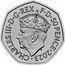 UK 50 Pence Charles III Coronation 2023  BU CHARLES III D G REX F D 50 PENCE 2023 MJ coin obverse