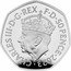 UK 50 Pence (Charles III Coronation) CHARLES III D G REX F D 50 PENCE 2023 coin obverse