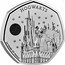 UK 50 Pence Hogwarts 2023  BU HOGWARTS 25 YEARS OF MAGIC coin reverse