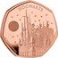 UK 50 Pence Hogwarts 2023  Proof HOGWARTS 25 YEARS OF MAGIC coin reverse