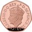 UK 50 Pence The Coronation of HM King Charles III 2023 CHARLES III D G REX F D 50 PENCE 2023 MJ coin obverse