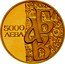 Bulgaria 5000 Leva The Cyrilic Alphabet 1993 Proof KM# 207 5000 ЛЕВА А Б В coin reverse