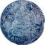 Netherlands 6 Stuivers Rijderschelling. Countermarked 1682  Countermarked MO NO ARG CIV GRONINGAE 6 S 1682 coin obverse