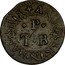 UK Farthing (Hampshire Andover. T. Paine) ANDOVER IN HAMSHIR P T B coin reverse