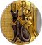 Niue Five Dollars Egyptian goddess Sekhmet 2023 (ʟMㅈ)  coin reverse