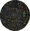 UK Half penny (Surrey Bagshot.W. Moore) HIS HALF PENY IN . BAGSHOTT 1669 coin reverse