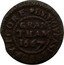 UK Halfpenny (Lincolnshire Grantham) BY.YE.OVERSEERS.OF.YE.POORE GRAN THAM 1667 coin reverse