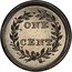 USA One Cent (Liberty Pattern. Nickel-Brass) ONE CENT coin reverse