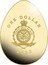 Niue One Dollar Charles III Easter Egg 2023  Proof ONE DOLLAR PUBLIC SEAL OF NIUE ATUA NIUE TUKULAGI 2023 coin obverse
