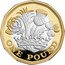UK One Pound (Nations of the Crown Memorial) ONE POUND DP 2022 coin reverse