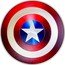Niue Ten Dollars Marvel Captain America's Shield 2023  coin reverse