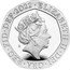 UK Twenty Pence (Royal Arms Shield Puzzle Memorial) ELIZABETH II DEI GRA REG FID DEF 2022 J.C 26/22 coin obverse