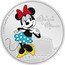 Niue Two Dollars (Charles III Minnie Mouse) 1 OZ 999 FINE SILVER © DISNEY MINNIE MOUSE coin reverse