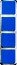 Niue Two Dollars (Tetrimino I. Blue)  coin reverse