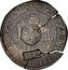 Russia Yefimok Alexey Mikhailovich Countermarked over Hamburg Taler 1624 1655  1655 coin obverse