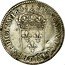 France 1/12 ECU (10 Sols) Louis XIV 1645 D KM# 140.2 SIT NOMEN DOMINI D BENEDICTVM 1645 coin reverse