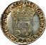 France 1/12 ECU (10 Sols) Louis XIV 1660 Z KM# 210 SIT NOMEN DOMINI Z BENEDICTVM 1660 coin reverse