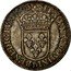 France 1/2 ECU Louis XIII 1643 D KM# 135.2 SIT NOMEN DOMINI D BENEDICTVM 1643 coin reverse