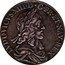 France 1/2 ECU Louis XIII 1643 Rose KM# 135.1 LVDOVICVS XIII D G FR ET NAV REX coin obverse