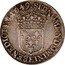 France 1/2 ECU Louis XIV 1649 F KM# 164.7 SIT NOMEN DOMINI F BENEDICTVM 1649 coin reverse