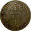 France 1/2 ECU Louis XIV 1650 Q KM# 164.17 SIT NOMEN DOMINI Q BENEDICTVM 1650 coin reverse