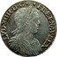 France 1/2 ECU Louis XIV 1651 C KM# 164.4 LVD XIIII D G FR ET NAV REX coin obverse