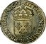 France 1/2 ECU Louis XIV 1651 H KM# 164.9 SIT NOMEN DOMINI H BENEDICTVM 1651 coin reverse