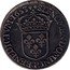 France 1/2 ECU Louis XIV 1653 P KM# 164.16 SIT NOMEN DOMINI P BENEDICTVM 1653 coin reverse