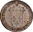 France 1/2 ECU Louis XIV 1662 L KM# 202.9 SIT NOMEN DOMINI L BENEDICTVM 1662 coin reverse