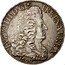 France 1/2 ECU Louis XIV 1690 E KM# 273.4 LVD XIIII D G FR ET NAV REX 1690 coin obverse