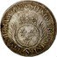 France 1/2 ECU Louis XIV 1694 N KM# 295.14 SIT NOMEN DOMINI N BENEDICTVM 1694 coin reverse