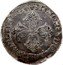 France 1/2 Franc Henry IV 1604 D KM# 14.2 SIT NOMEN DOMINI BENEDICTVM 1604 coin reverse