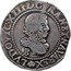 France 1/2 Franc Louis XIII 1615 B KM# 73.2 LVDOVIC XIII D G FRAN ET NAVA REX B coin obverse