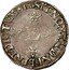 France 1/2 Franc Louis XIII 1615 C KM# 74 SIT NOMEN DNI BENEDICTVM 1615 L coin reverse