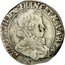 France 1/2 Franc Louis XIII 1615 S KM# 77.5 LVDO XIII D G FRANC ET NAVA REX S coin obverse