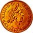France 1/2 Louis D'or Louis XIV 1645 D KM# 148.2 LVD XIIII D G FR ET NAV REX 1645 coin obverse